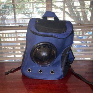 Cat Backpack Carrier Navy Blue
